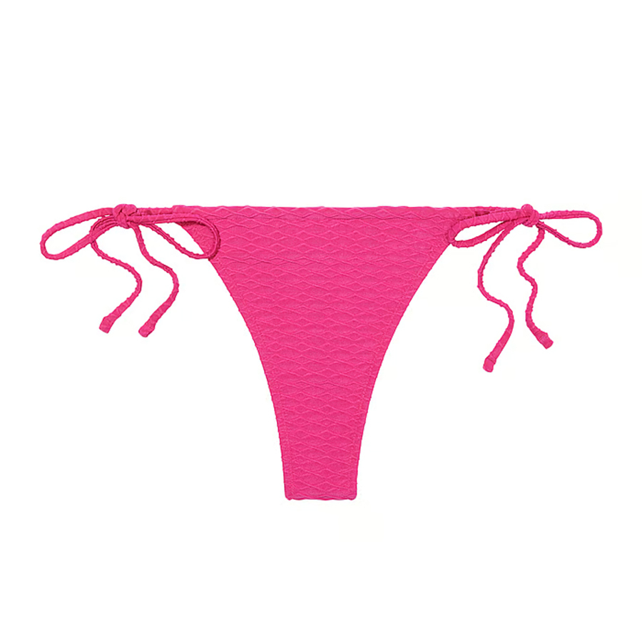 

Плавки бикини Victoria's Secret Swim Mix & Match String Thong Fishnet, розовый