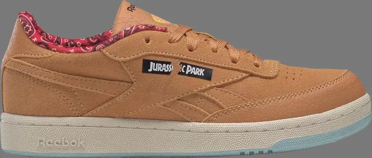 

Кроссовки Reebok Jurassic Park x Club C 85, светло-коричневый