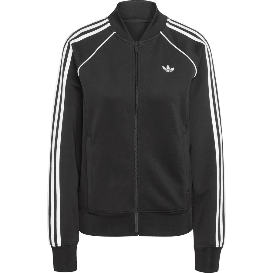 Спортивный костюм верхняя часть с длинным рукавом adidas Originals SST Classic Track Top, Красно-белый — фото 3