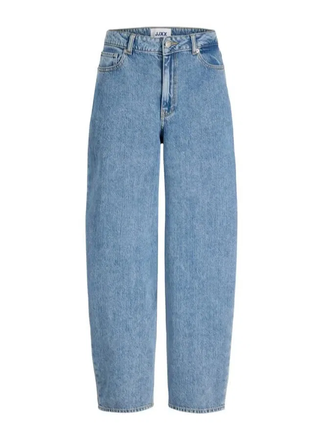 Jack & Jones Junior Джинсы бочкообразного кроя, синий деним