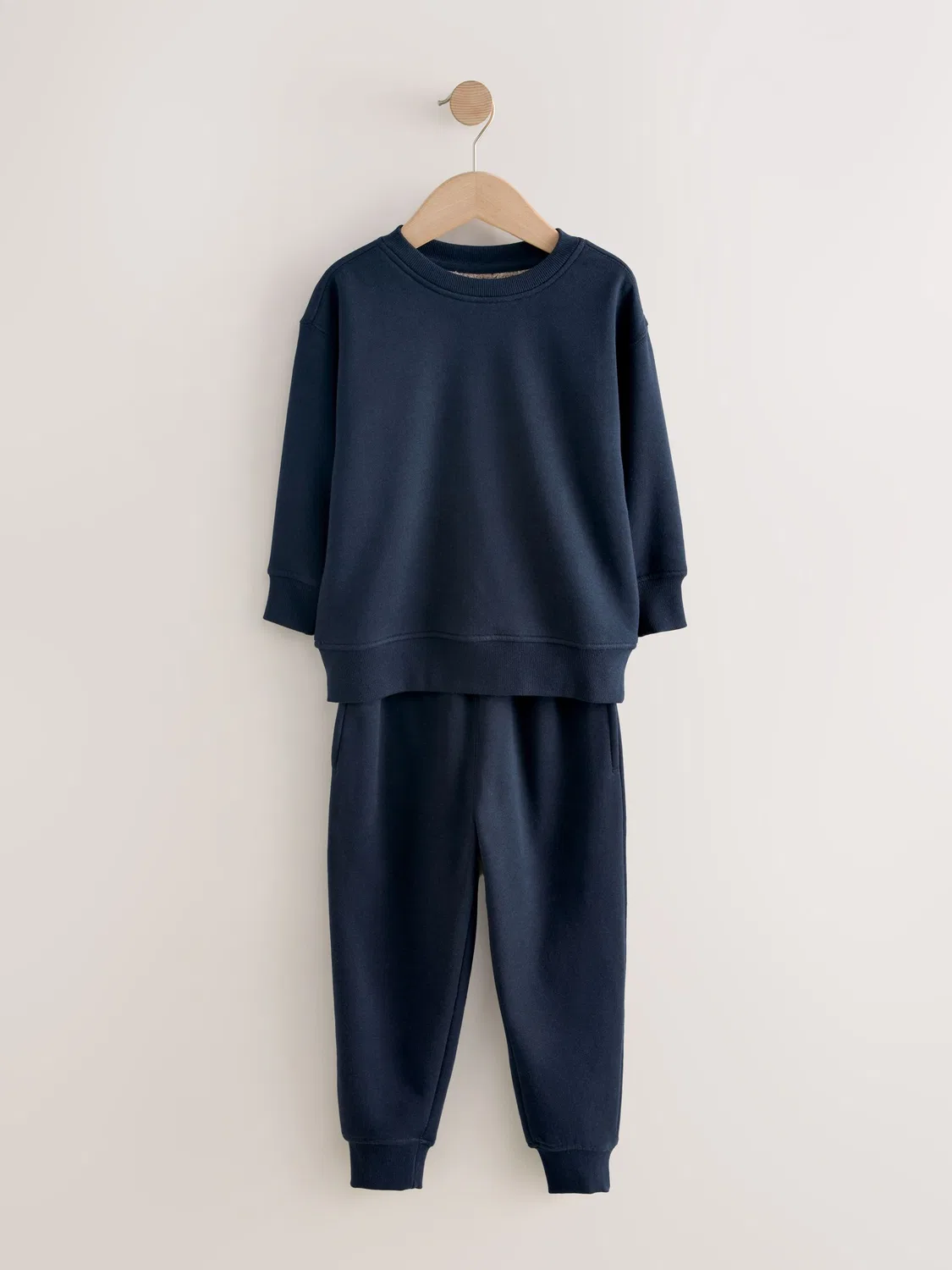 Пижама флисовая Crew Neck, Navy Single Cosy Fleece Next, темно-синий — фото 3