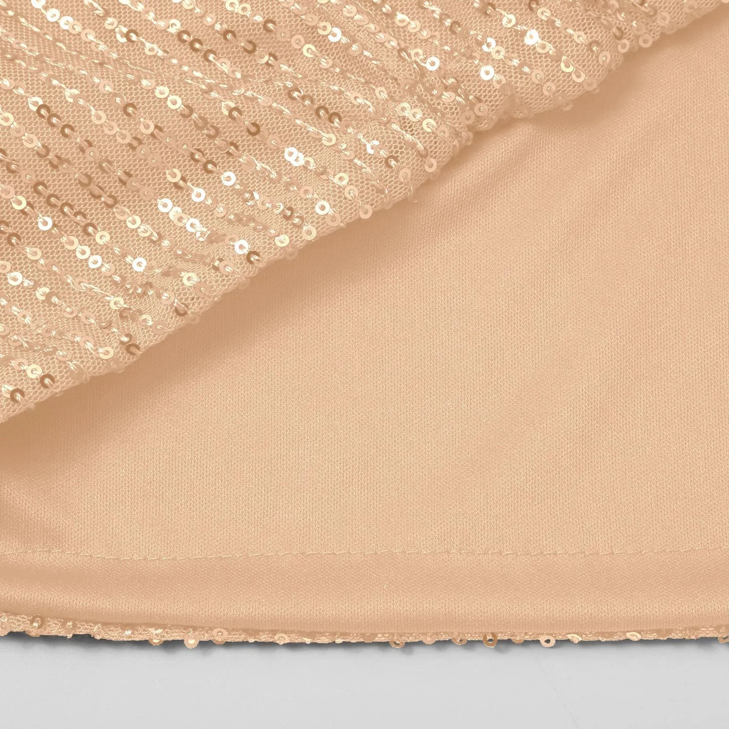 Женское пальто с пайетками с длинным рукавом, Oro rosa — фото 4