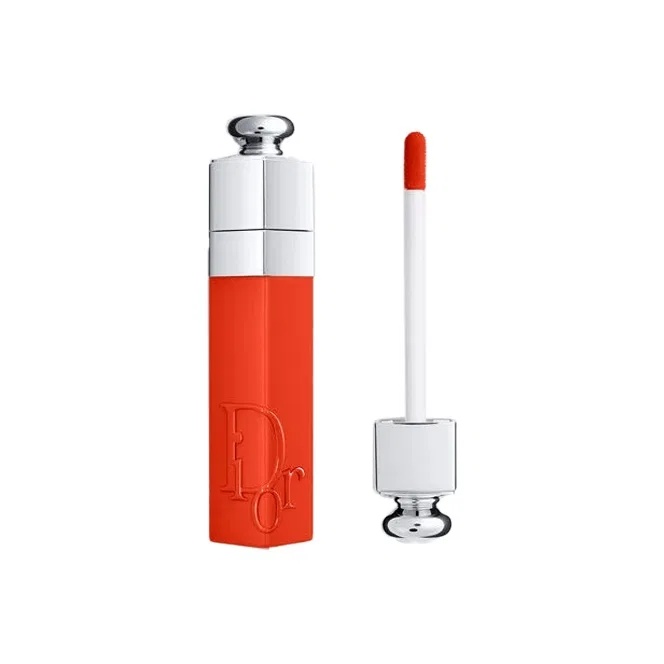 Женская матовая жидкая помада-тинт DIOR Enchanting Lip Stain, #561 Natural Poppy