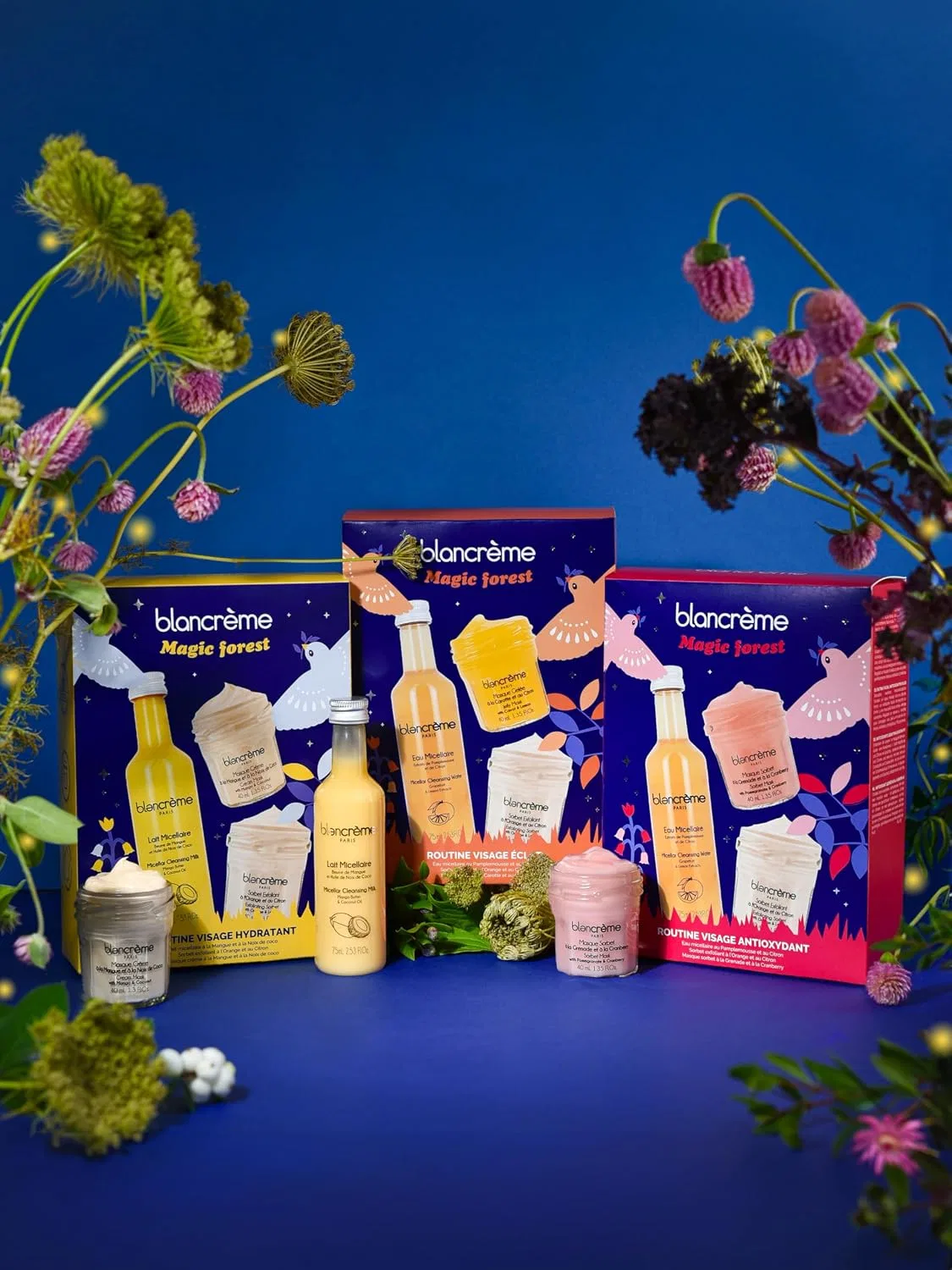 Набор для ухода за лицом Antioxidant Gift Set, Blancreme, 3 предмета, 340 г, Cranberry Magic Forest Pomegranate — фото 2
