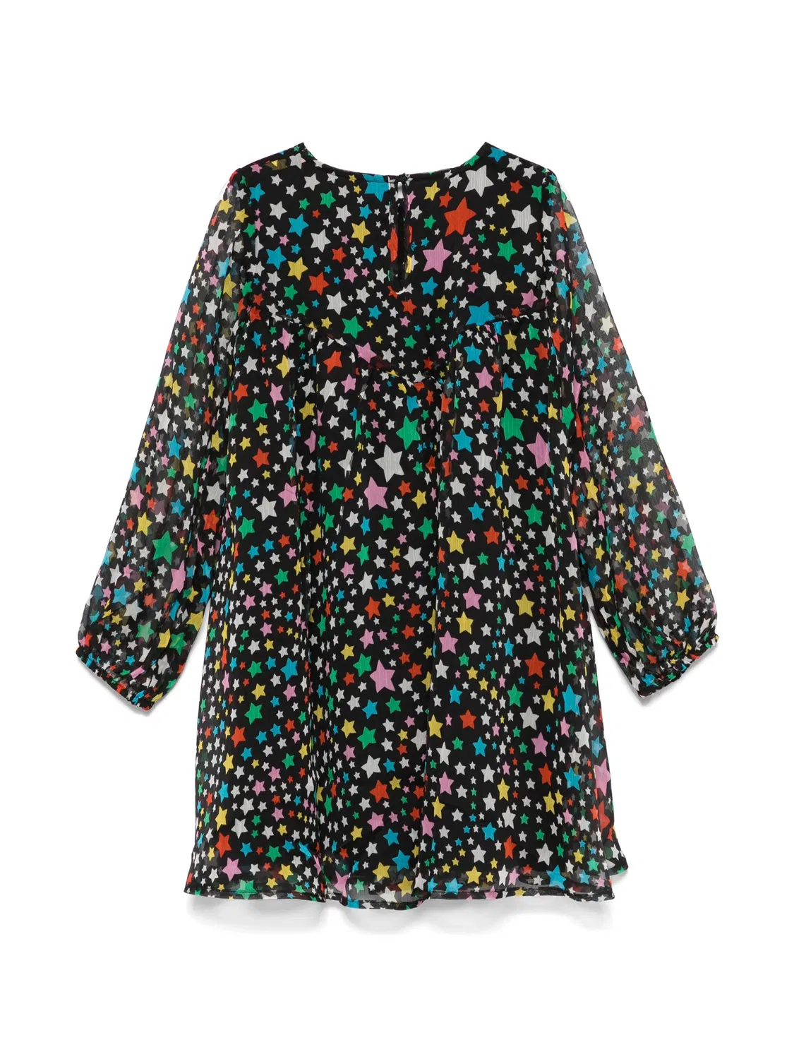 Платье с звездным принтом Stella McCartney, черный — фото 2