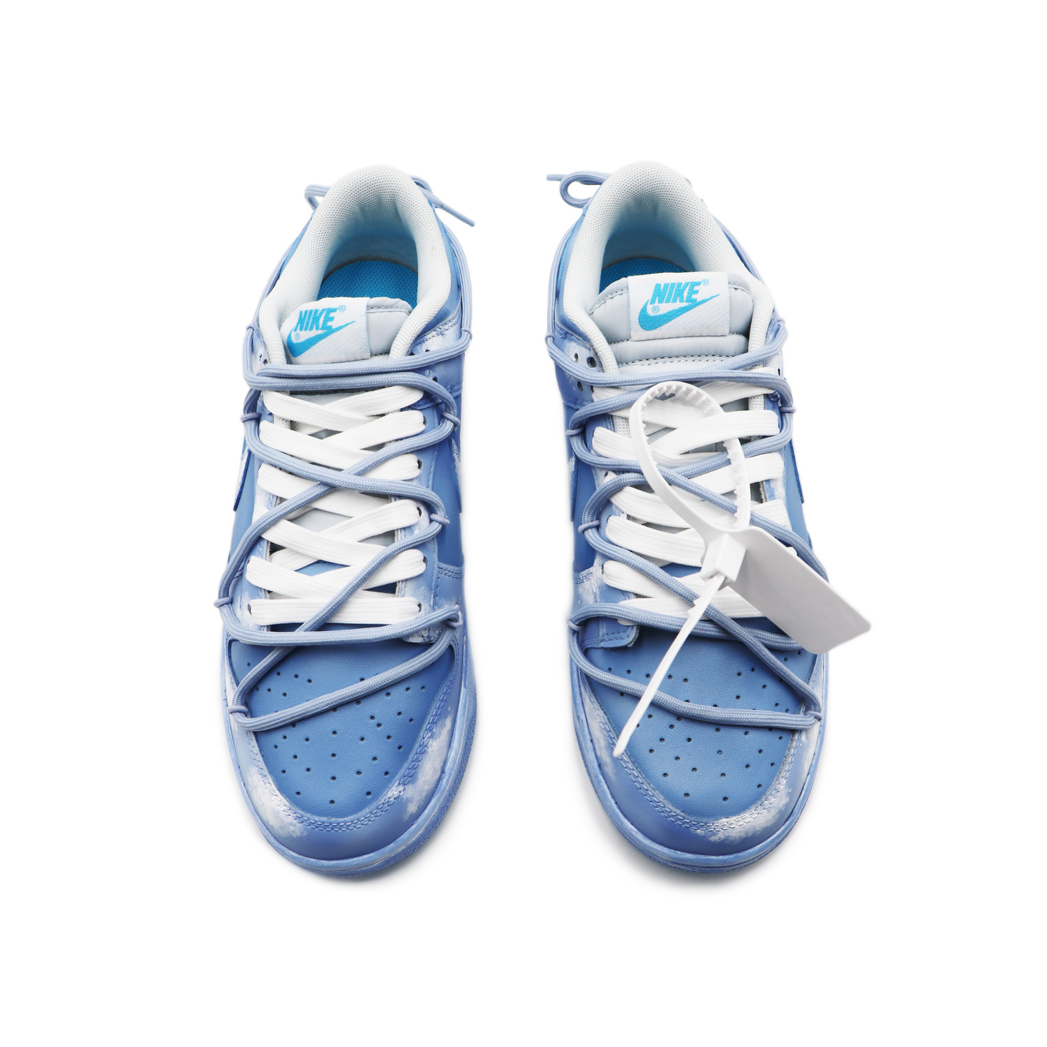 

Кроссовки Nike Dunk Skateboard Shoes Men Low-Top White Blue