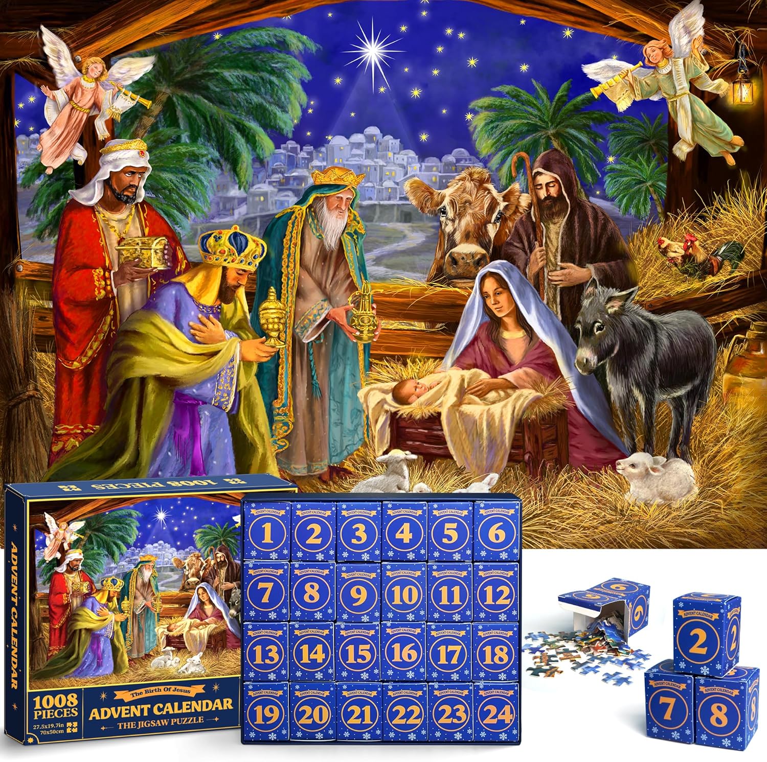 

Адвент-календарь 2025 Christmas Jigsaw Puzzle for Kids Adult
