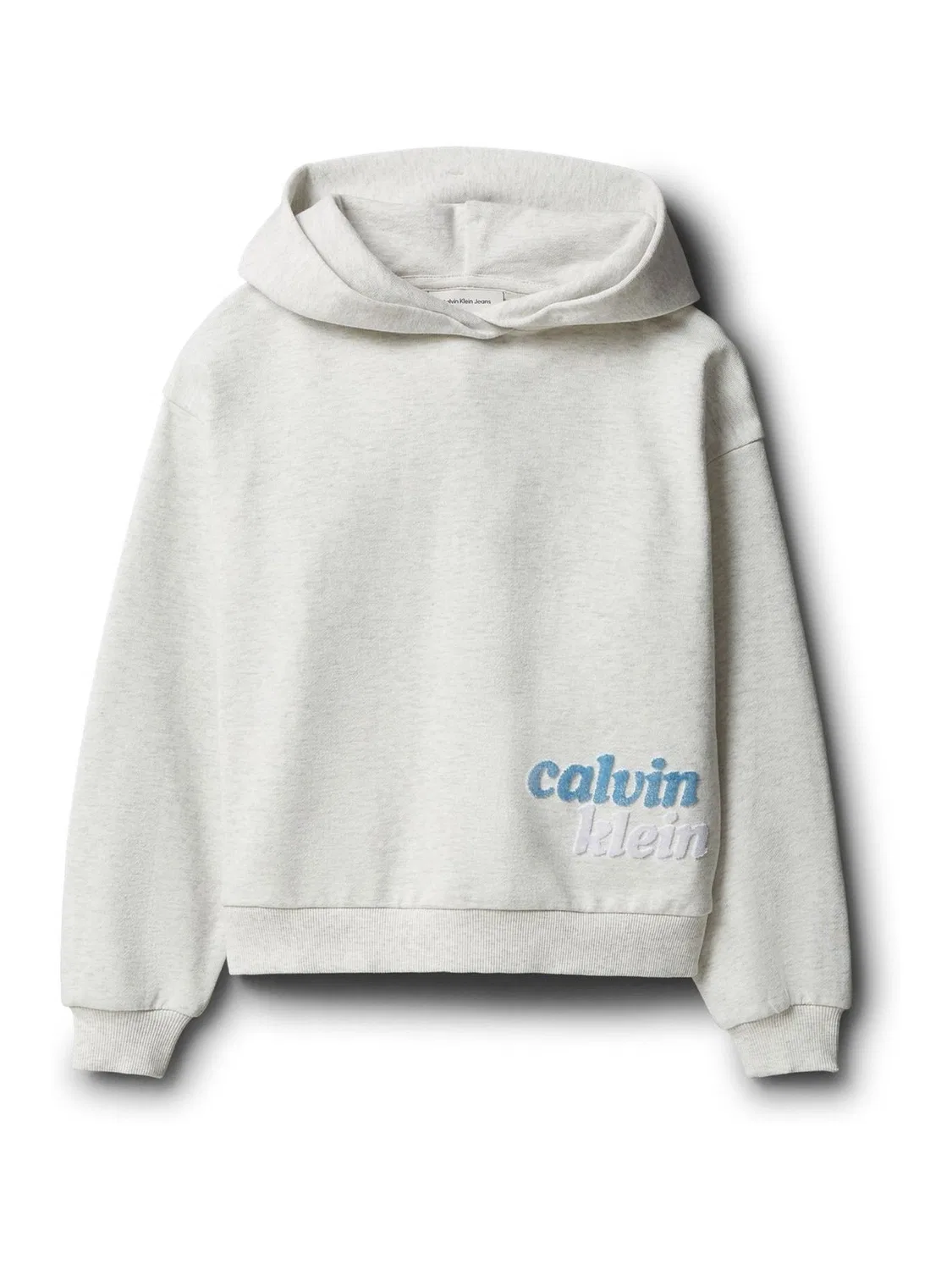 Худи Calvin Klein Jeans Logo, серый — фото 4