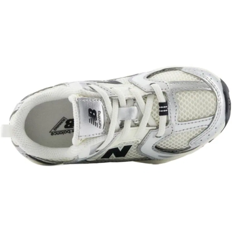 Детские кроссовки для малышей с моделью NB 530, New Balance, White/Silver — фото 4