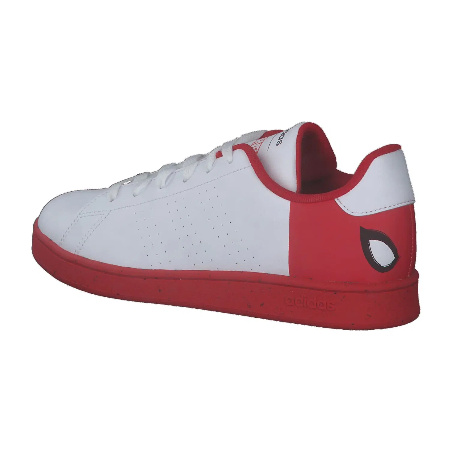 Детские кроссовки с липучками Advantage Spiderman K Adidas, Ftwr White Ftwr White Better Scarlet — фото 3
