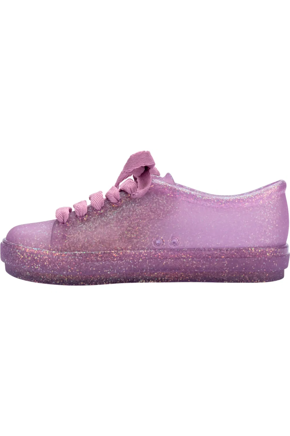 Кроссовки детские блестящие ароматизированные Hip Mini Melissa, Glitter Lilac — фото 4