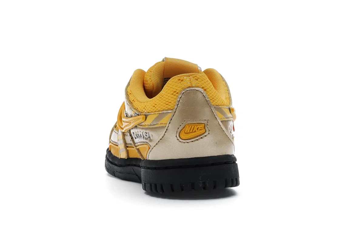 Детские кроссовки Lifestyle Nike Air Rubber Dunk University Gold/University Gold-Black — фото 4