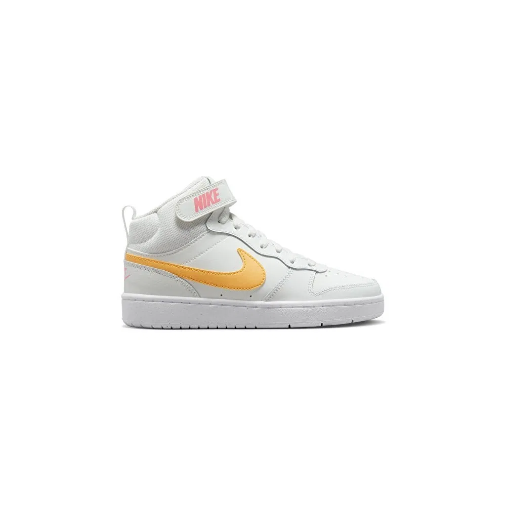 Детские кроссовки унисекс Nike Court Borough Mid 2 (GS) Белый