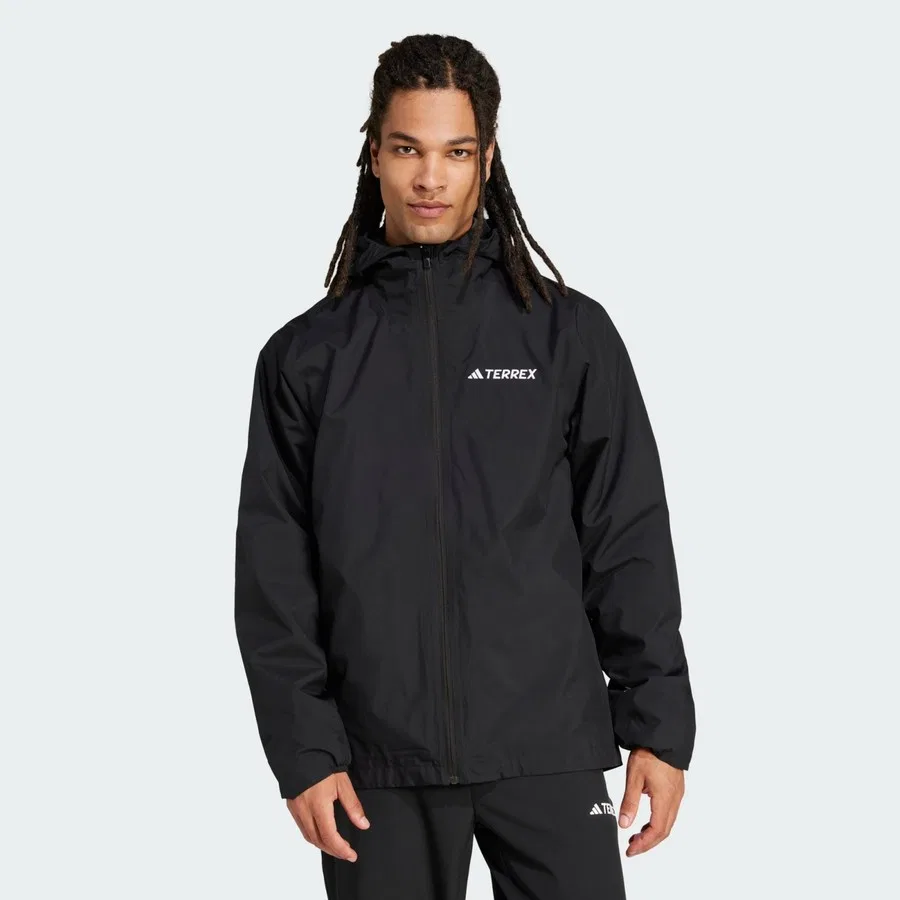 Куртка-три в одном с капюшоном TERREX Multi Essentials Three-In-One adidas, Черный