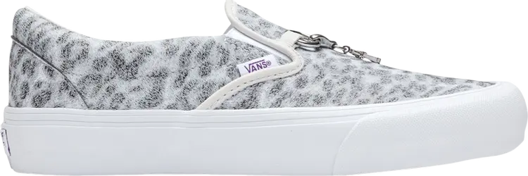 

Кеды Vans Needles x Vault Classic Slip-On V Animal Print - White, белый