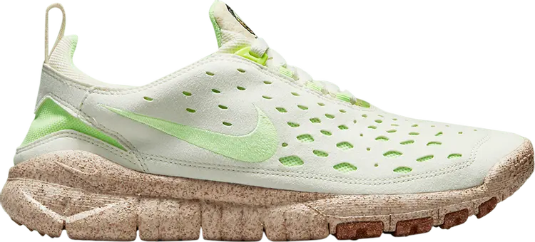 Кроссовки Nike Free Run Trail 'Happy Pineapple', зеленый — фото 2