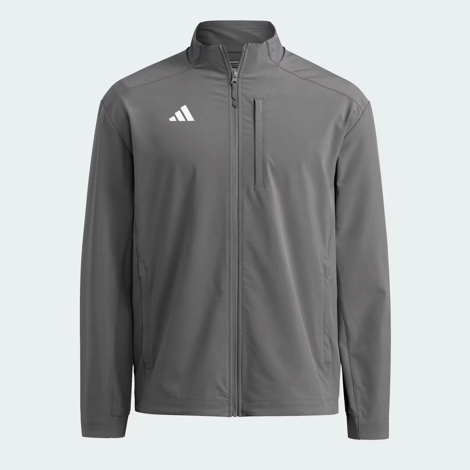 Мужская куртка на полной молнии Travel Adidas Originals, серый с белым