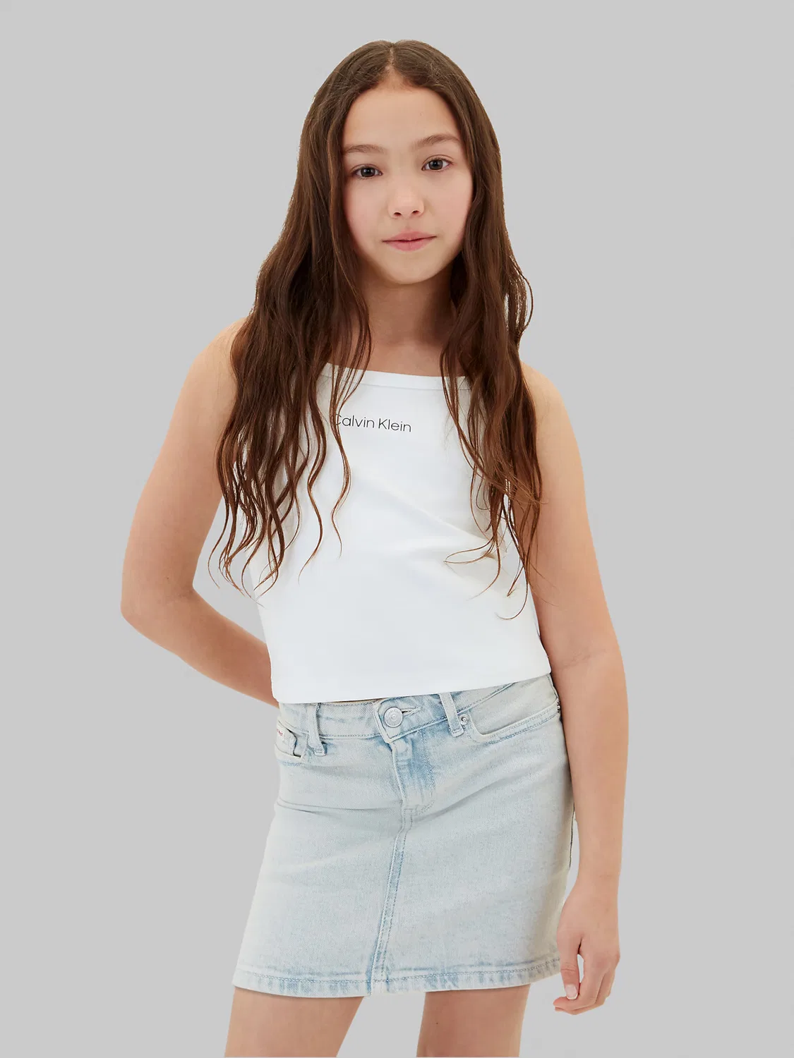 Топ Calvin Klein Jeans Punto Milano белого цвета — фото 2