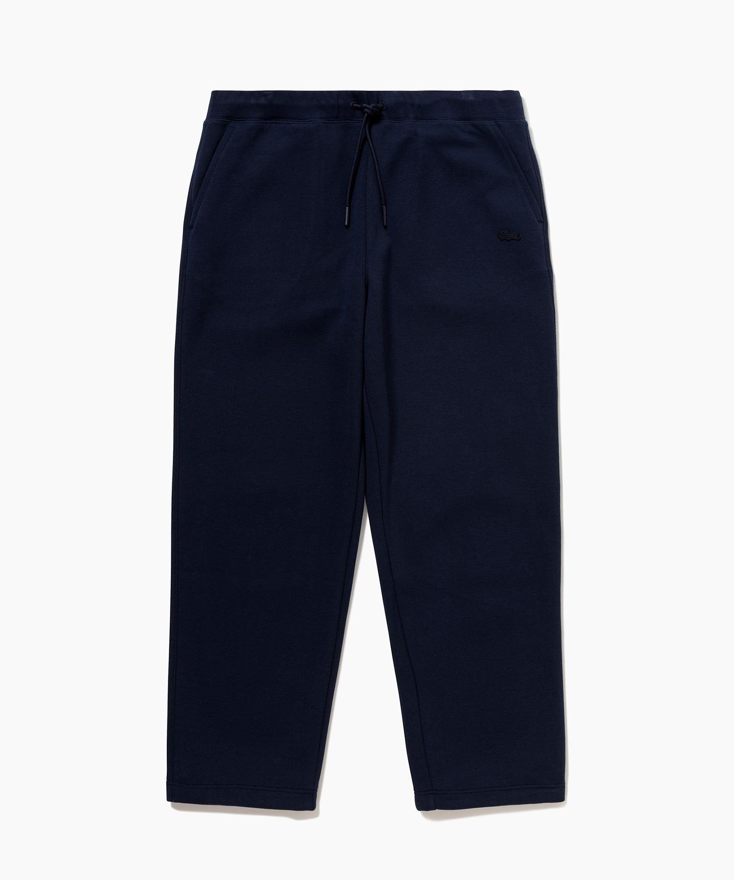 Большие спортивные штаны из пике / спортивные брюки LACOSTE, Navy — фото 4