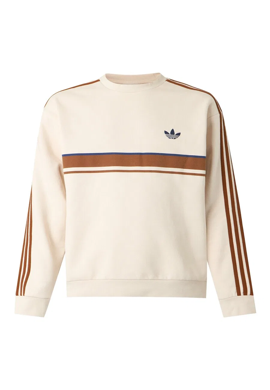 Толстовка ADIDAS ORIGINALS 'RETRO' из шерсти белого цвета