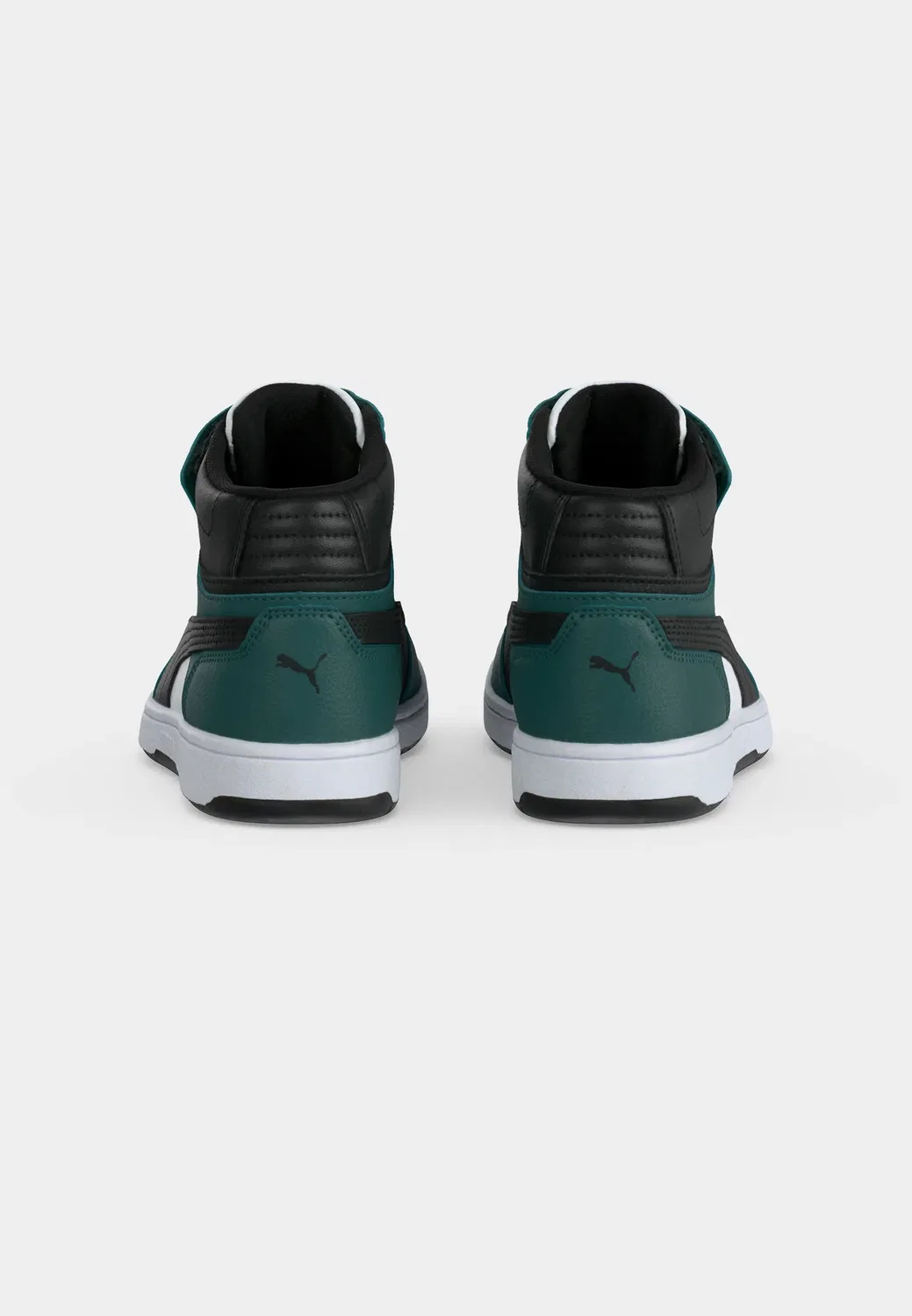 Rebound slam mid unisex - высокие кроссовки Puma, Herb Garden/Black/White — фото 4