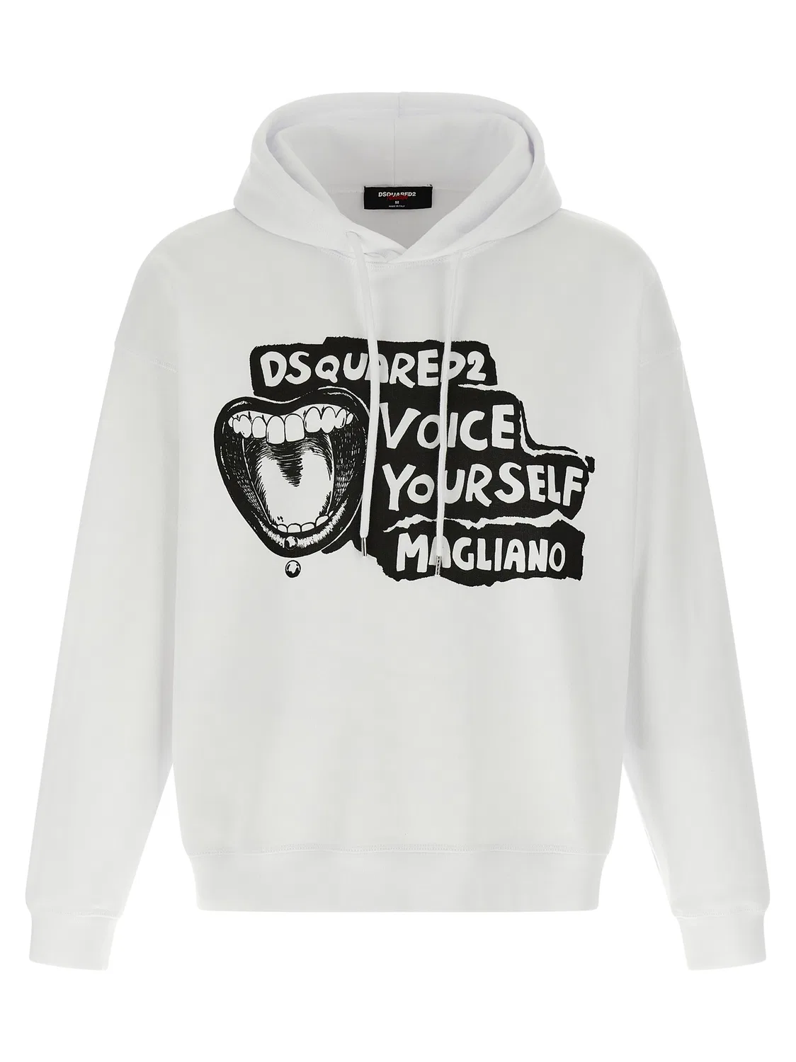 Мужской свитшот с принтом Bicolor Cotton Sweatshirt Dsquared2, Bicolor