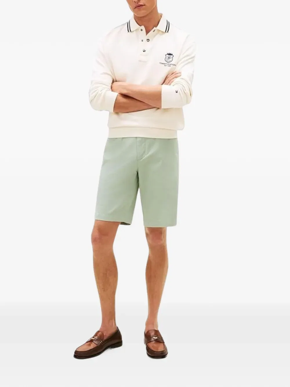 Шорты Denton Tommy Hilfiger, светло-зеленый — фото 2