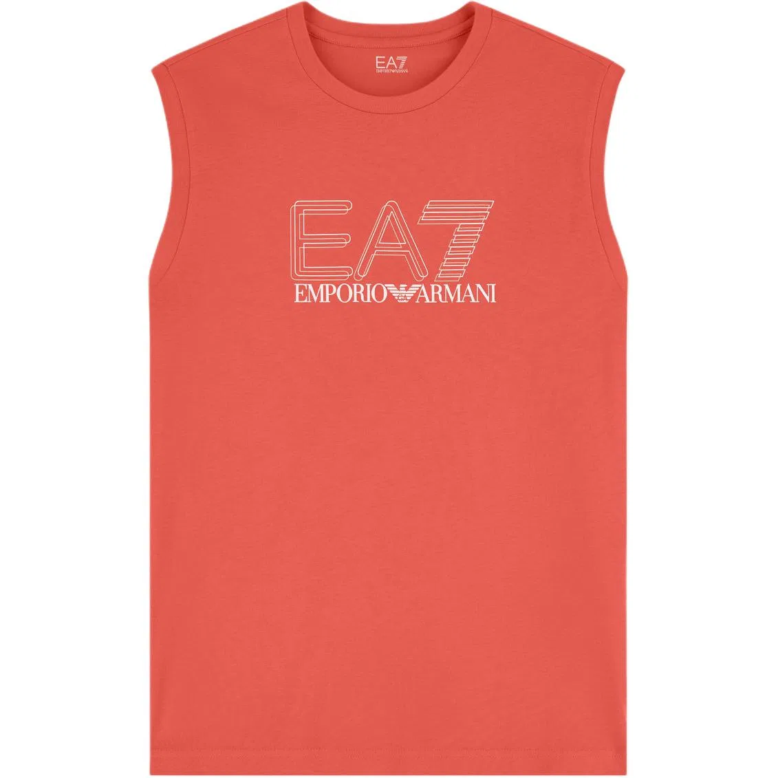 Топ без рукавов EA7, Emporio Armani, Red