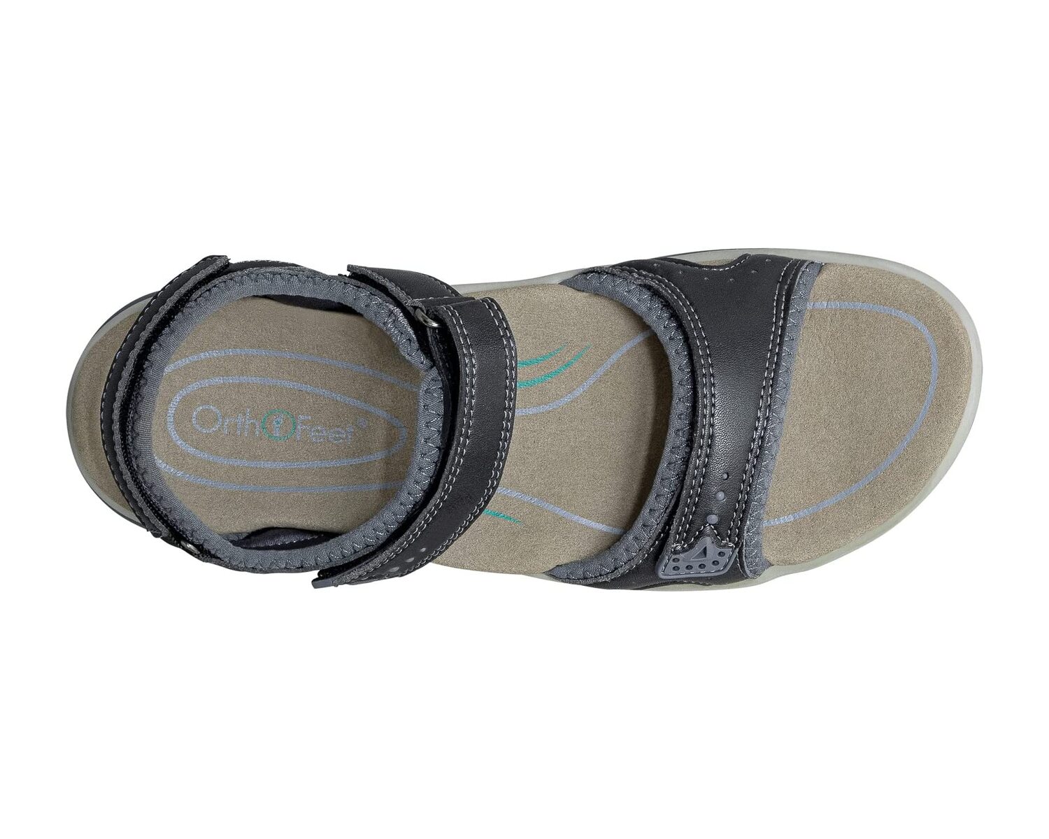 

Сандалии Malibu Orthofeet, черный