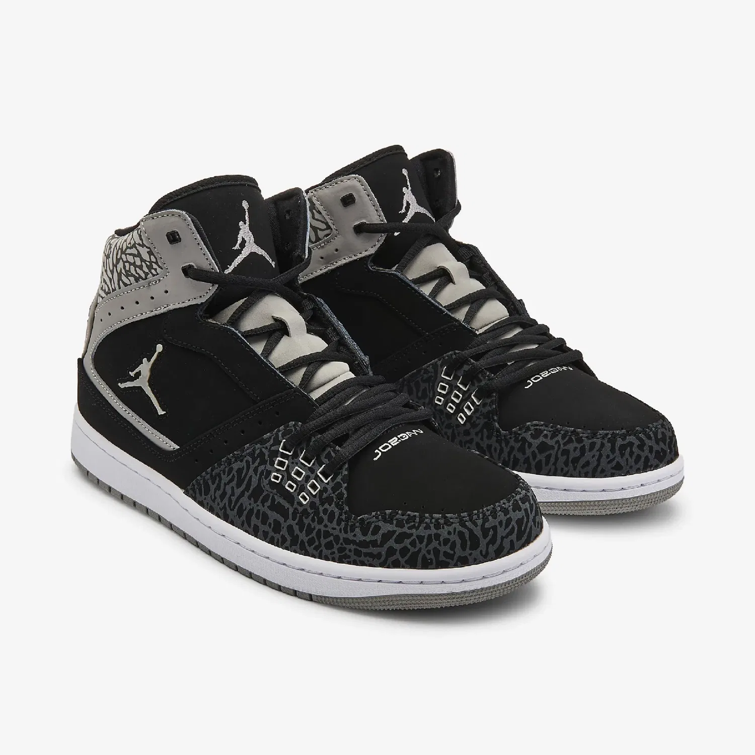 Детские кроссовки средней высоты 1 Flight Jordan, Black