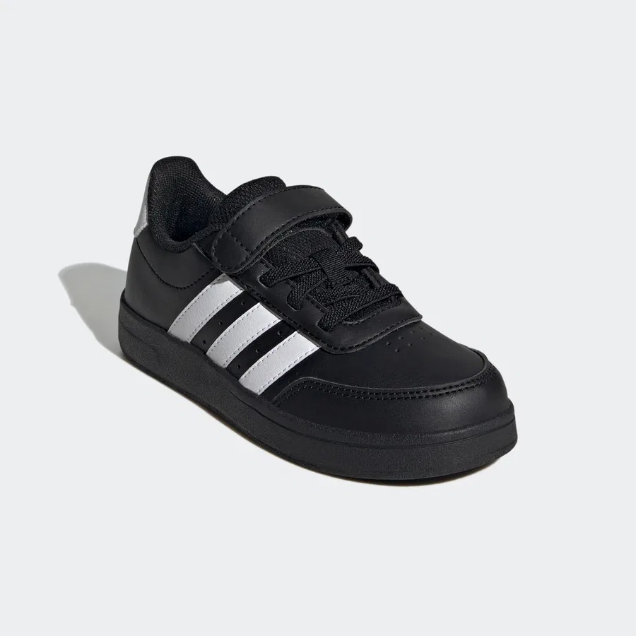 Кроссовки детские с закрытым мысом Breaknet 2.0 El C adidas, Черно-белый — фото 4