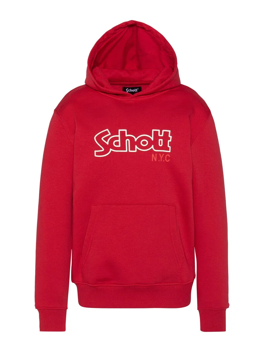 Свитшот Schott NYC красного цвета