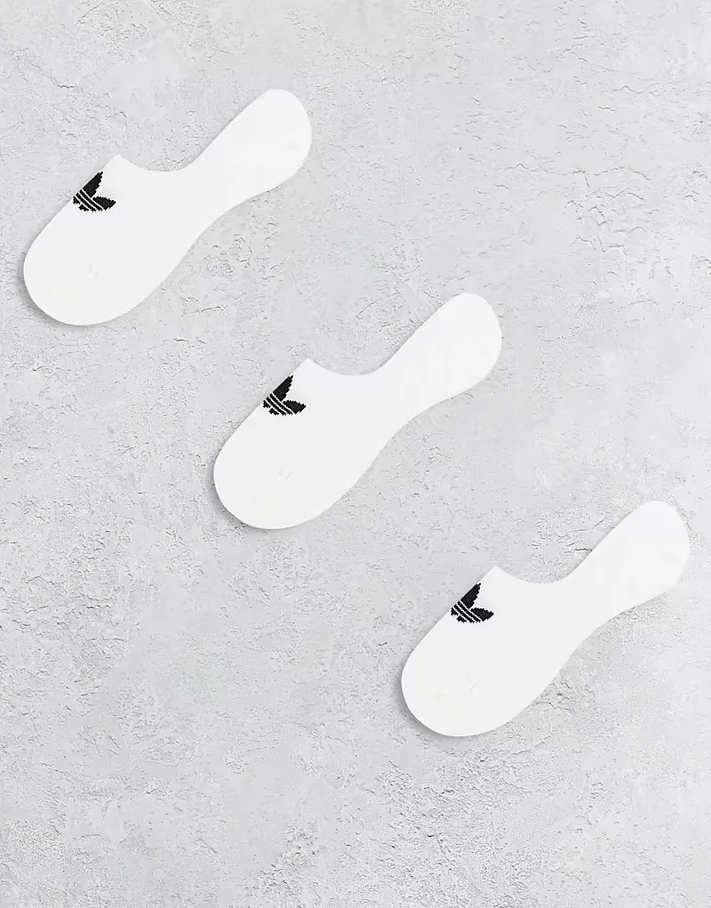 Носки низкие тренерские 3 шт Adidas Originals, белый