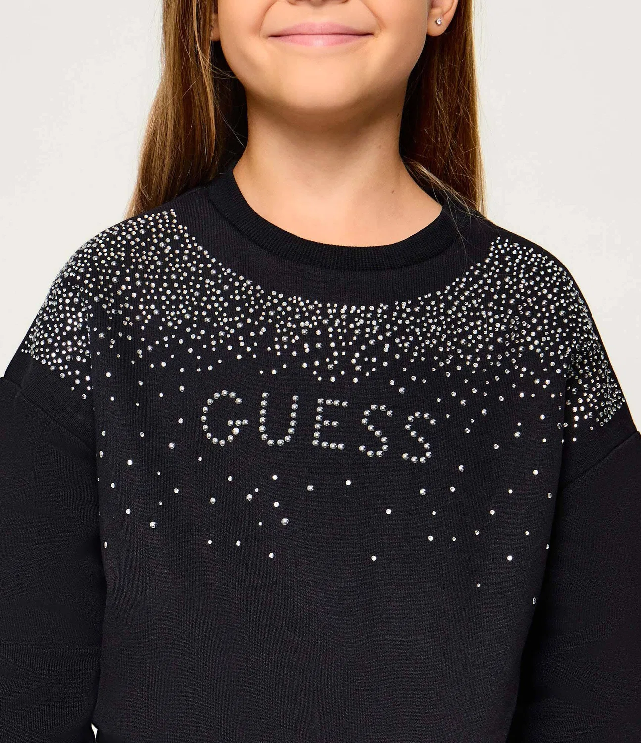 Свитшот Guess, черный — фото 4