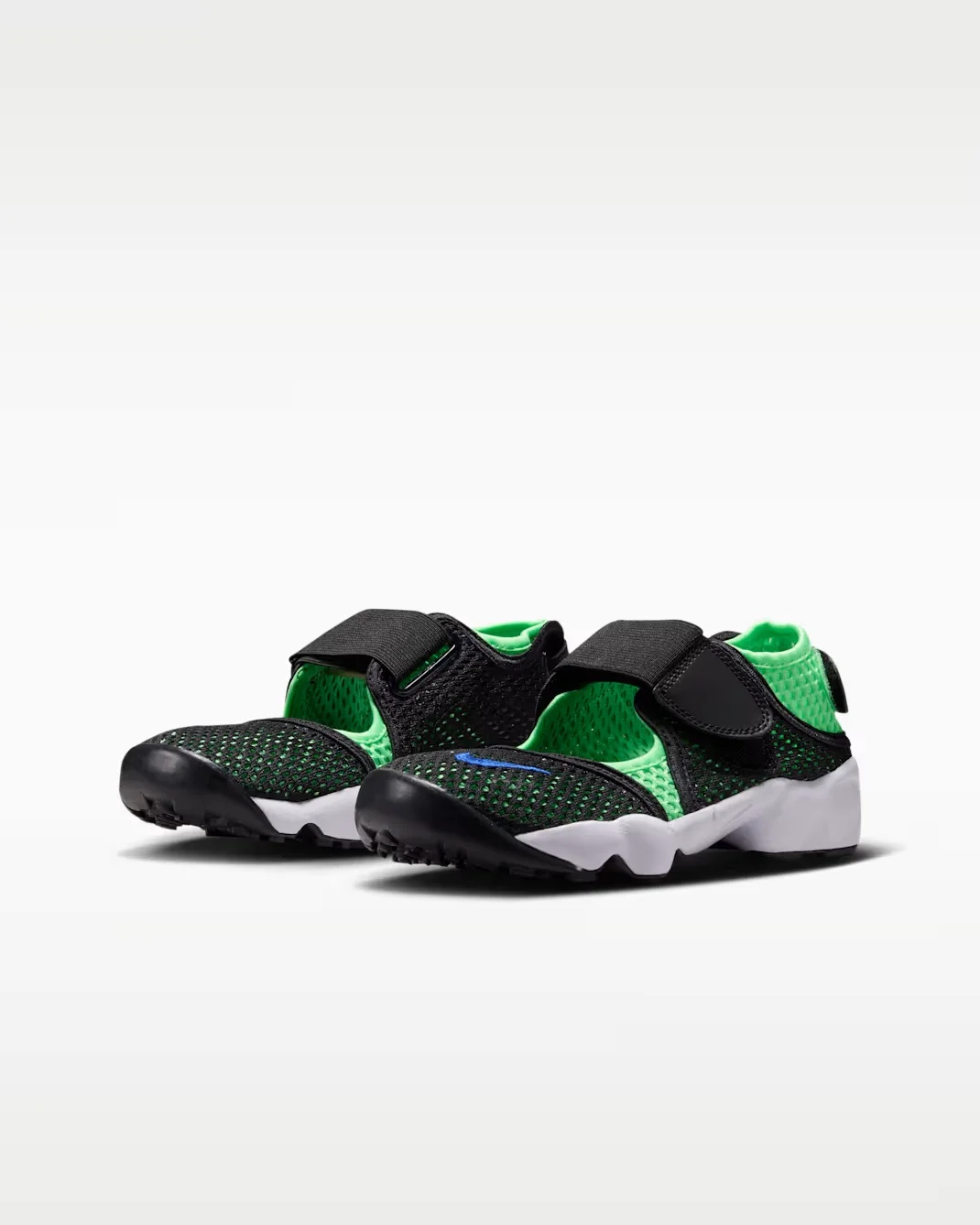 Кроссовки подростковые Nike Rift 2, черный/зеленый — фото 4
