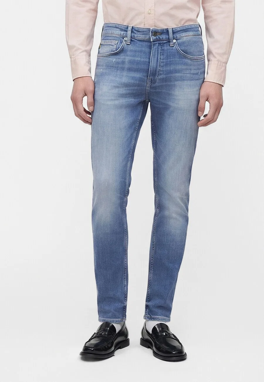 Джинсы BOSS Slim fit синего цвета — фото 2
