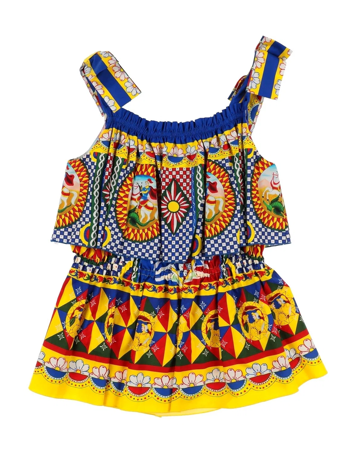 Топ с логотипом Dolce&Gabbana, желтый — фото 2