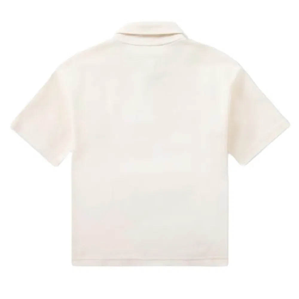 Детское поло для девочек с коротким рукавом Lacoste kids, Beige — фото 4
