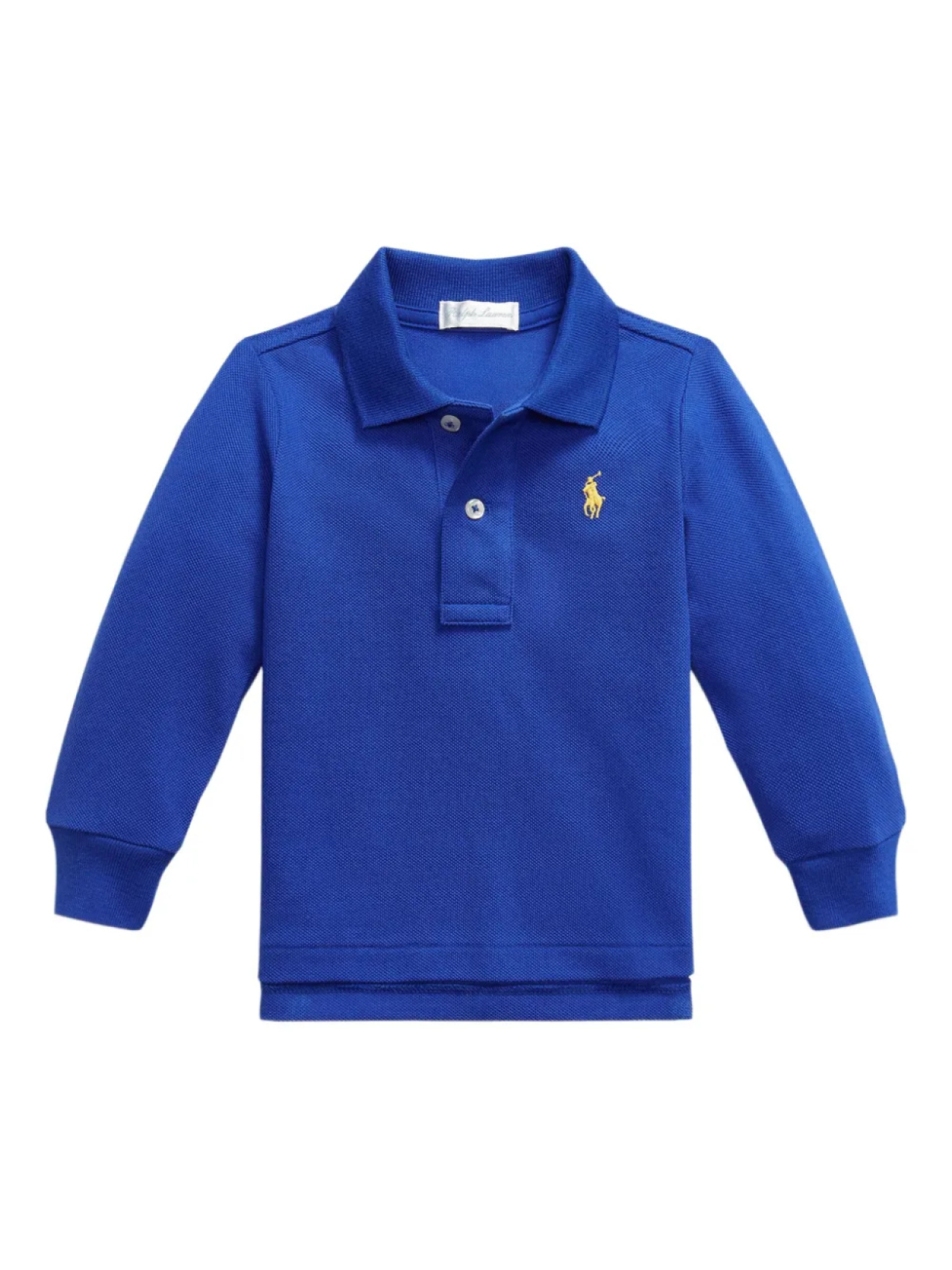 

POLO RALPH LAUREN KIDS рубашка поло с длинными рукавами, синий