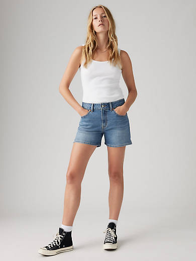 

Шорты женские А-силуэта Levi's, цвет No You Didn't - Medium Wash