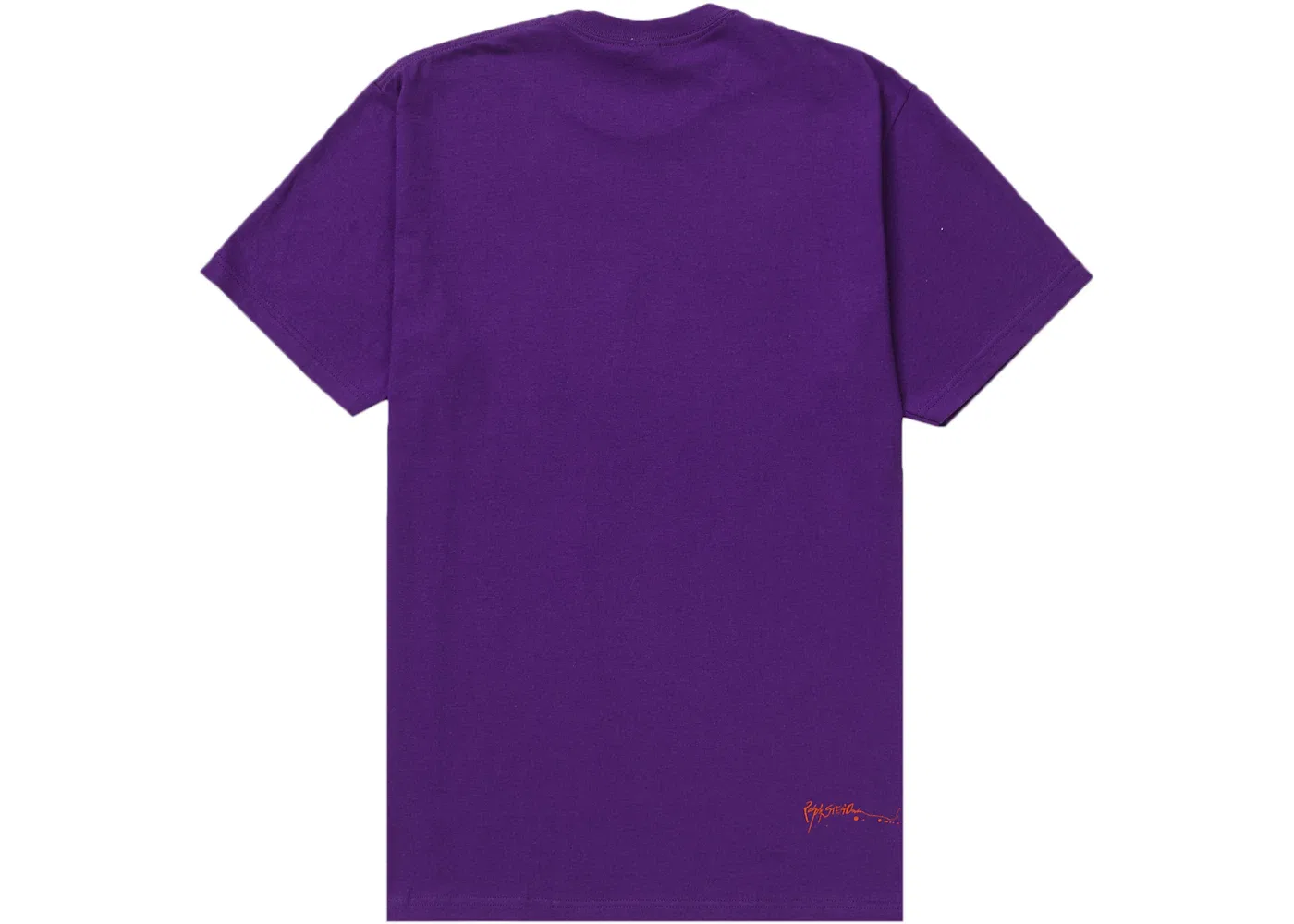 Мужская футболка с принтом Supreme Ralph Steadman Box Logo Tee, Purple — фото 2