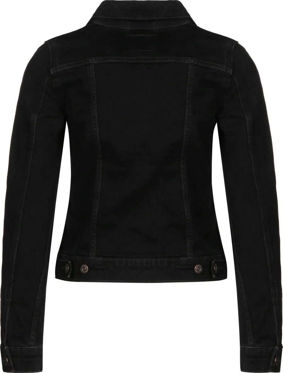 Куртка LEVI'S Between-Season Jacket 'Original Trucker Jacket' из черного денима — фото 2