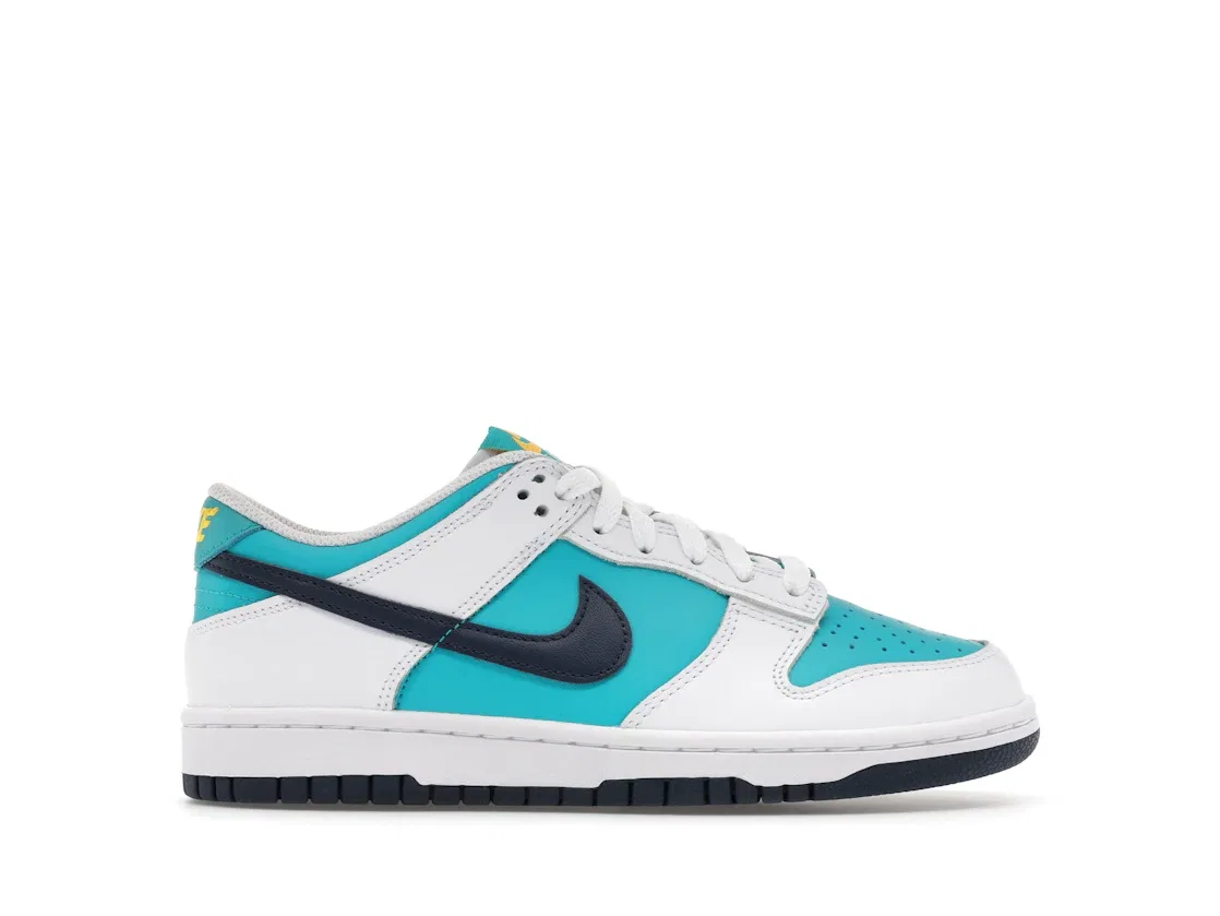 Детские кроссовки Lifestyle Nike Dunk Low Dusty Cactus Thunder Blue, Dusty Cactus/Thunder Blue/White/Racer Pink/Laser Orange