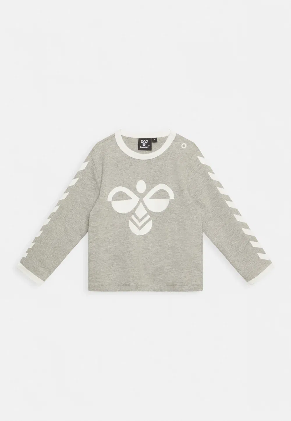 Комплект из двух футболок унисекс Flipper с длинными рукавами Hummel, Grey Melange/Wood Rose — фото 2