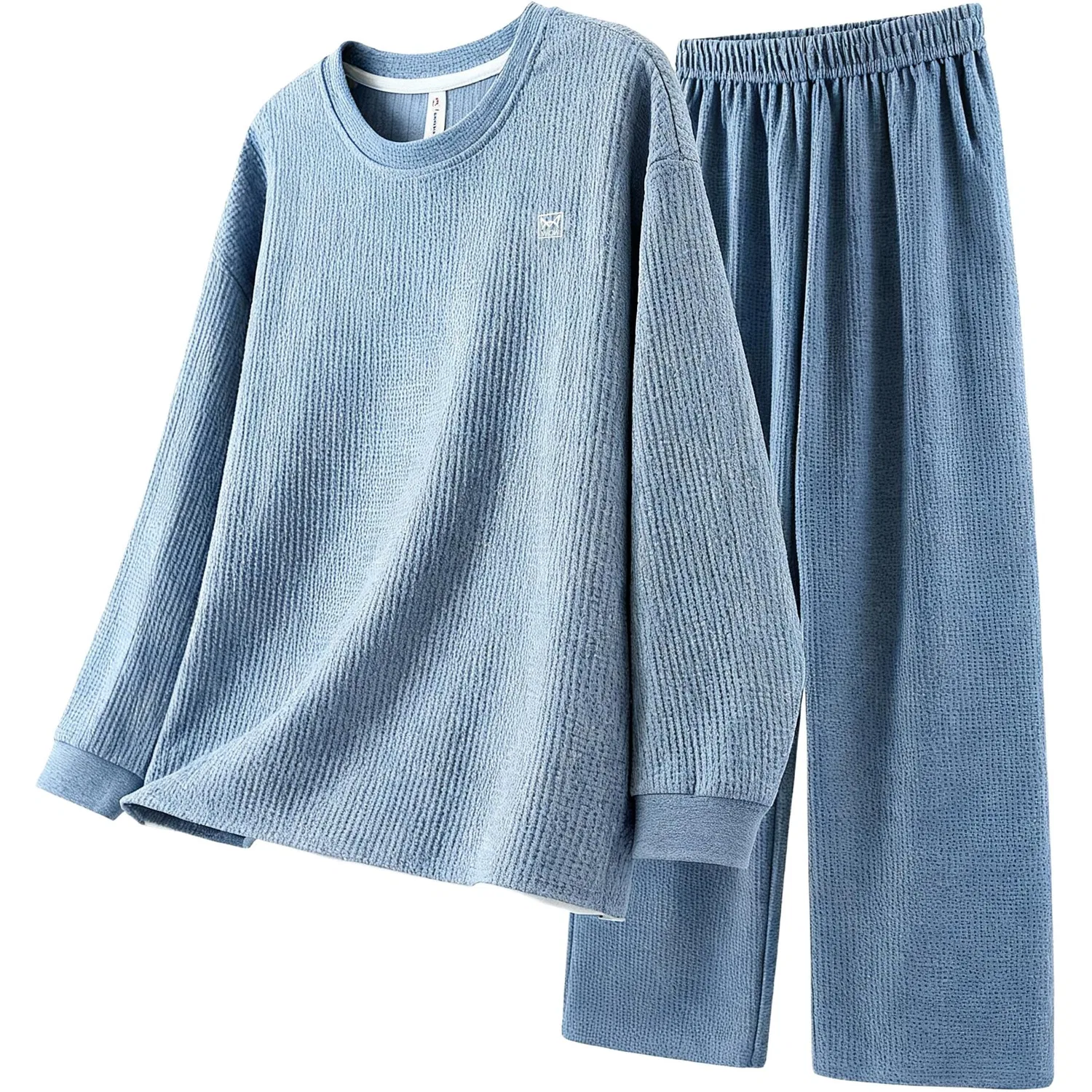 Детский комплект пижам с принтом Light Blue Girl Set MIIOW