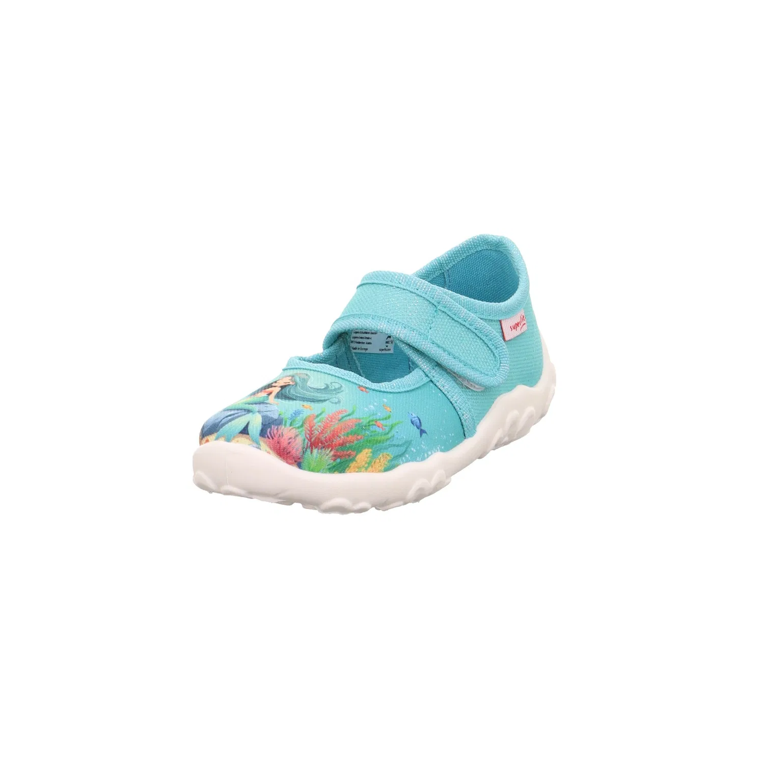 Домашние тапочки с липучкой Superfit, Turquoise