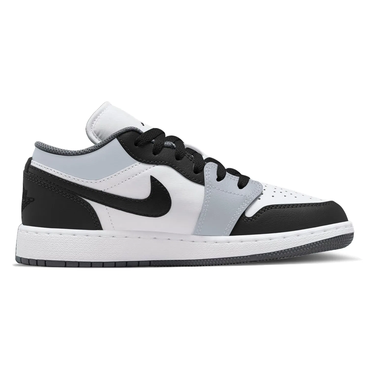 Детские кроссовки для мальчиков и девочек низкие ретро Air 1 Grey Deconstructed Gift Box Edition Jordan, White — фото 4