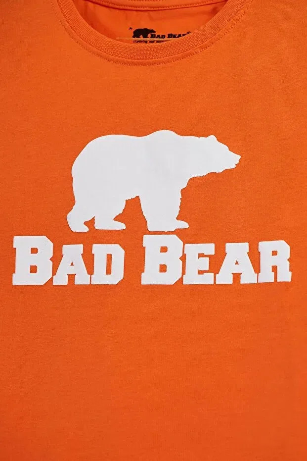 Детская футболка для девочек с принтом Bear Tee Kids Orange Bad Bear, Orange — фото 2