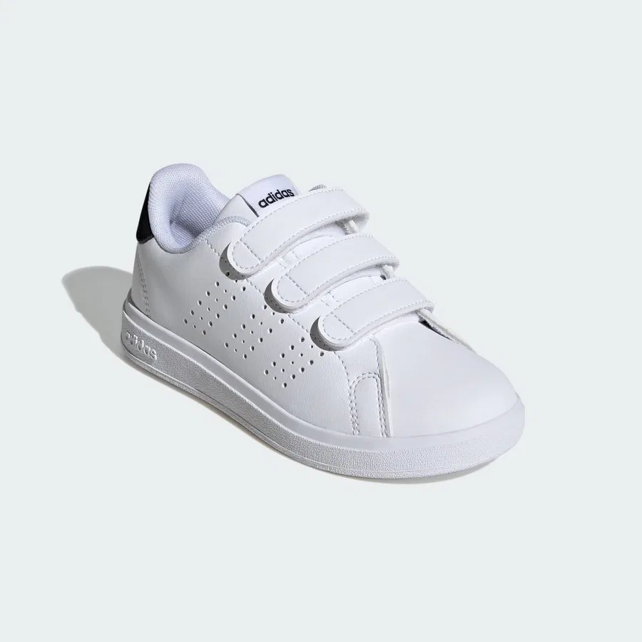 Детские спортивные кроссовки с 3 полосками Advantage Base 2.0 adidas, Белый — фото 4