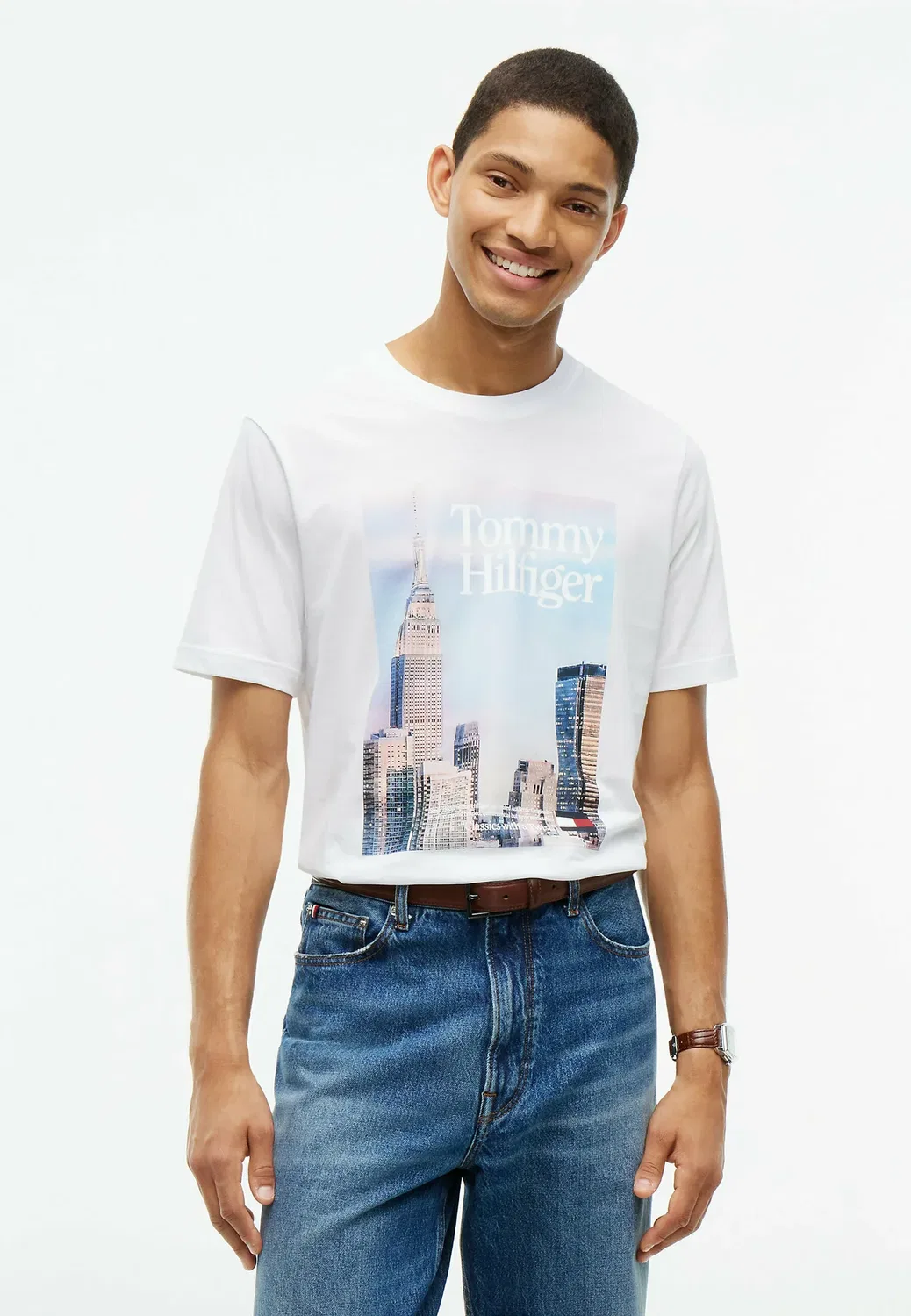 Футболка с фотопринтом - футболка с принтом Tommy Hilfiger, White